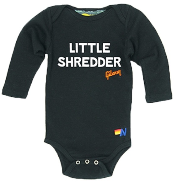 Aviator Nation X Gibson Little Shredder Kids/Youth/Baby Graphic OnesieNEW/NWT